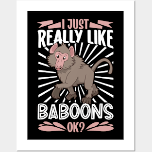 I just really love Baboons - Baboon Posters and Art